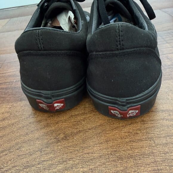 VANS Old Skool Black Black Men Size 8 Low Shoes Sneakers - Picture 3 of 7
